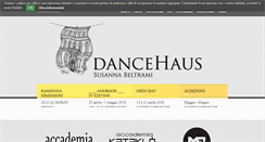 Desktop Screenshot of dancehaus.it