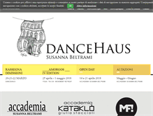 Tablet Screenshot of dancehaus.it